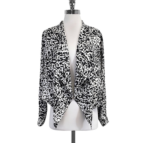 Yumi Kim Open Front Draped Blazer - Picture 1 of 13